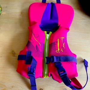 Infant life jacket girl